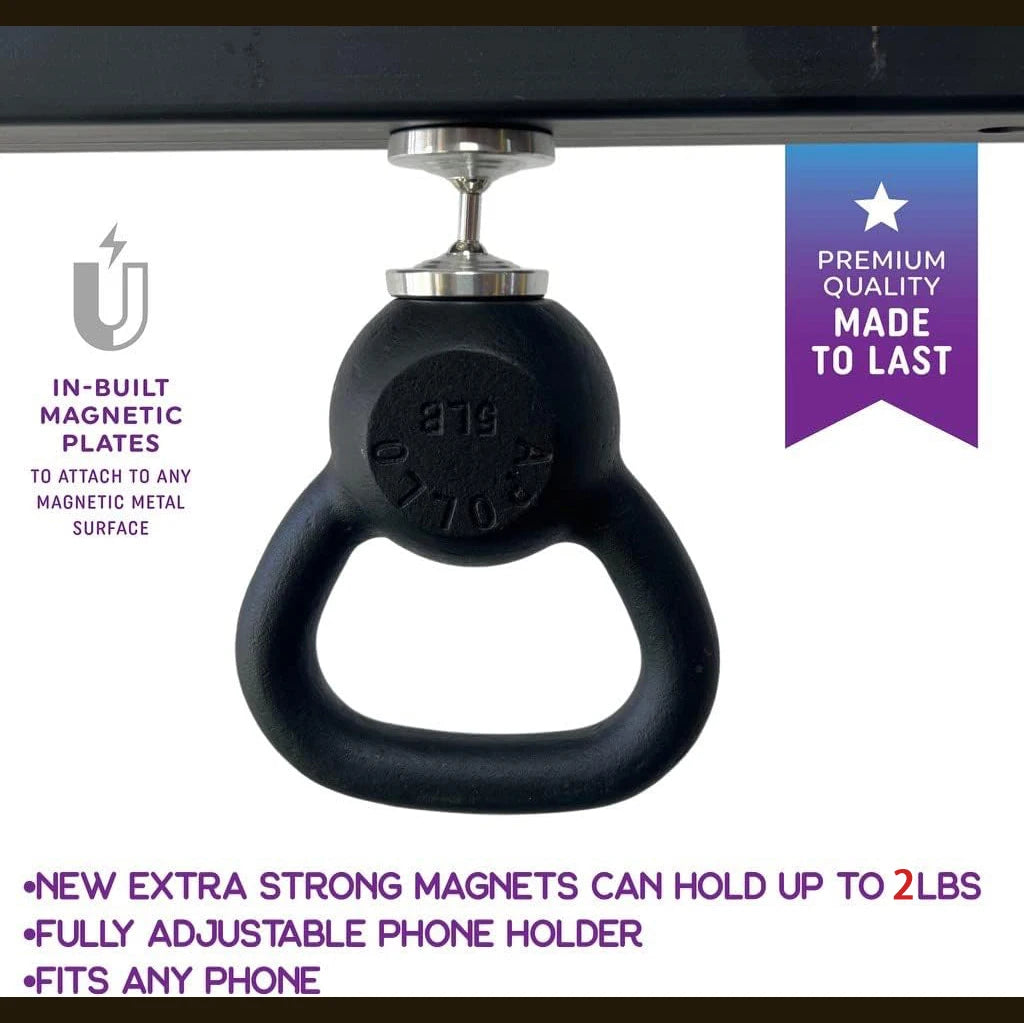 Dual Magnetic Gym Phone Holder