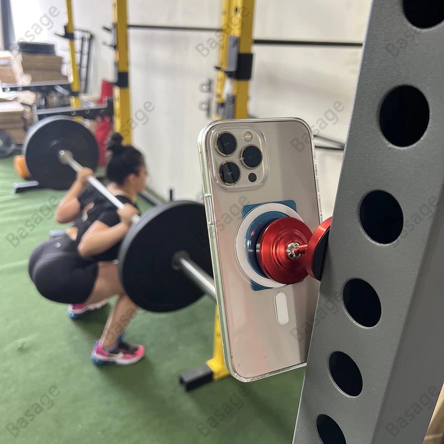 Dual Magnetic Gym Phone Holder