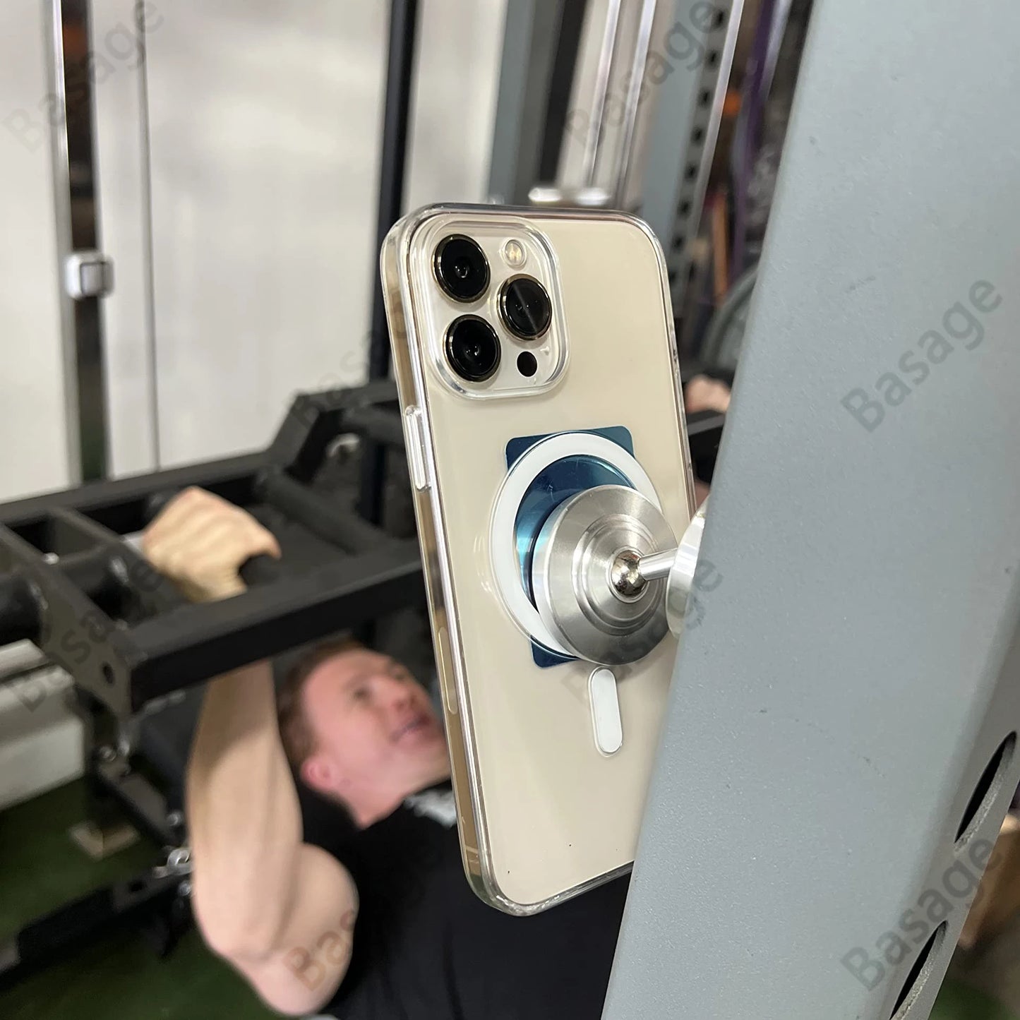 Dual Magnetic Gym Phone Holder