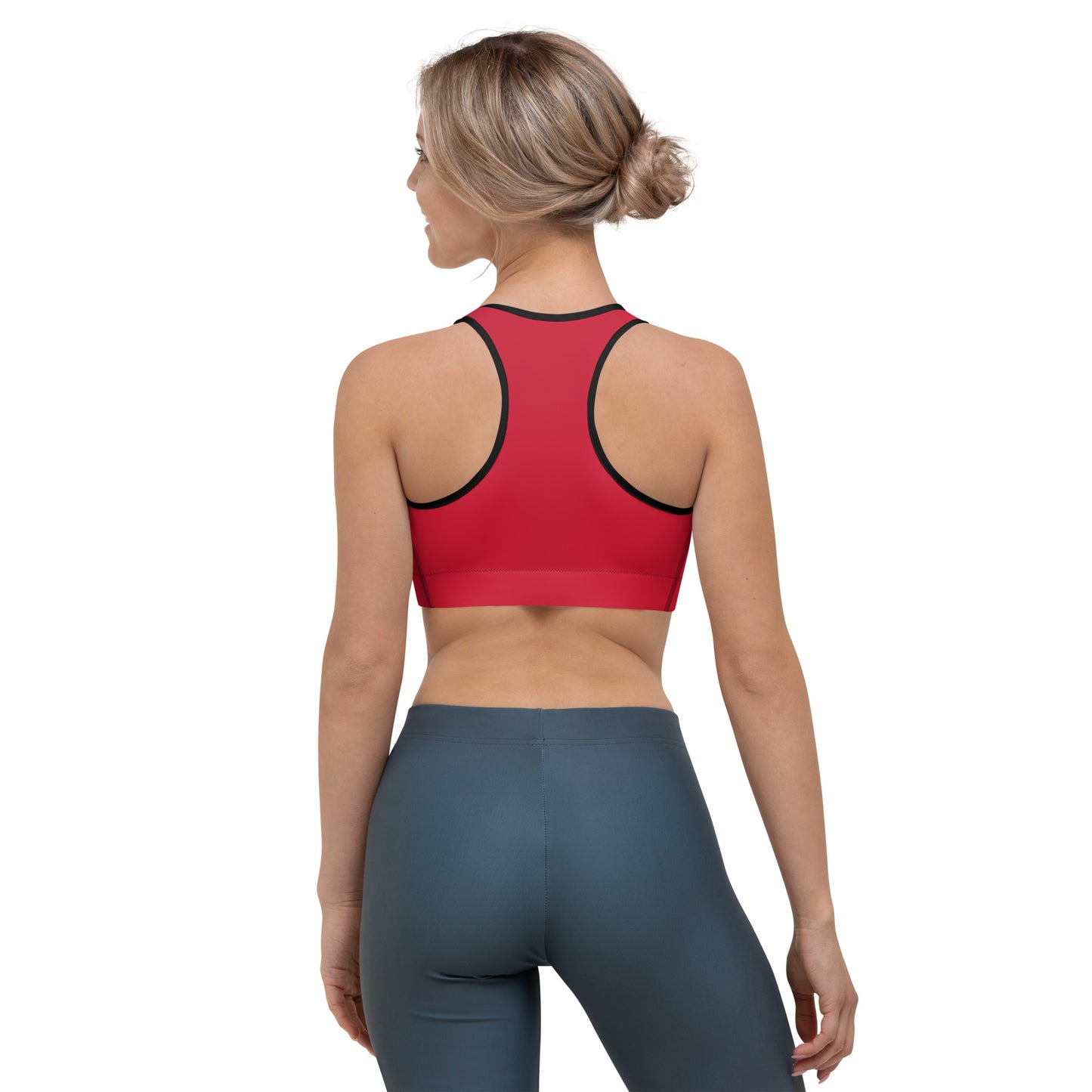 Red Sports Bra