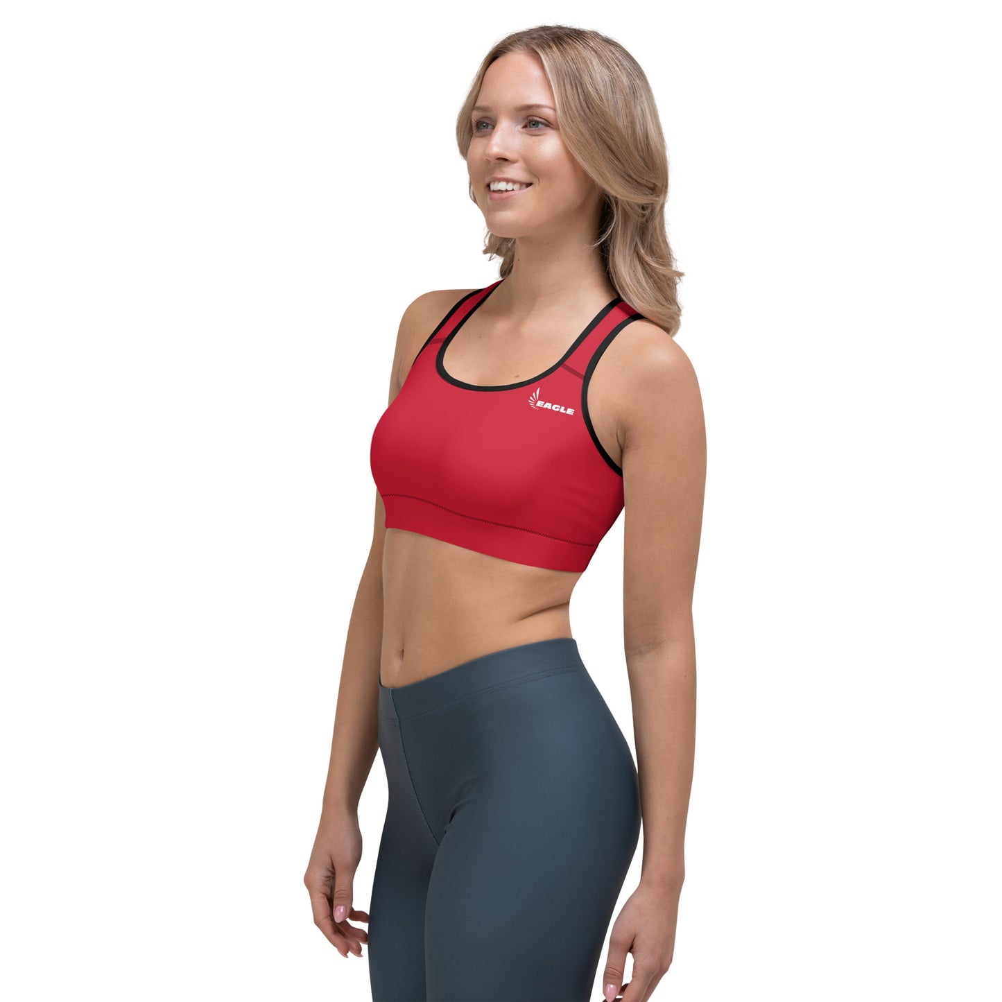 Red Sports Bra