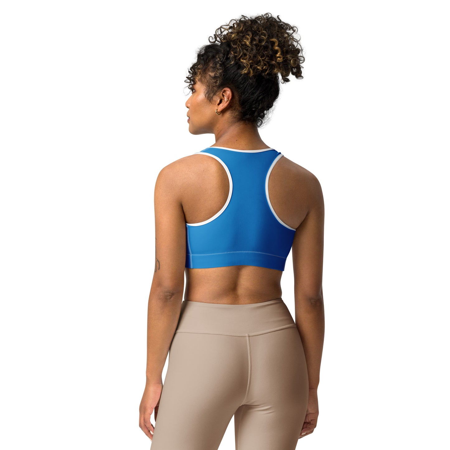 Blue Sports Bra