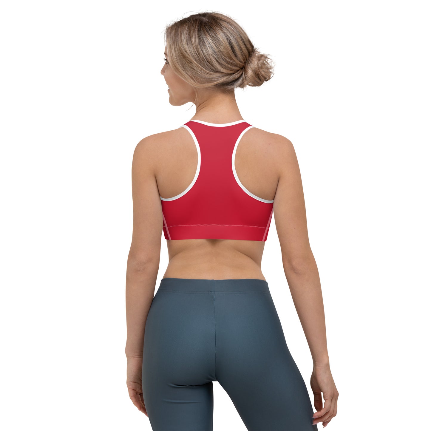 Red Sports Bra