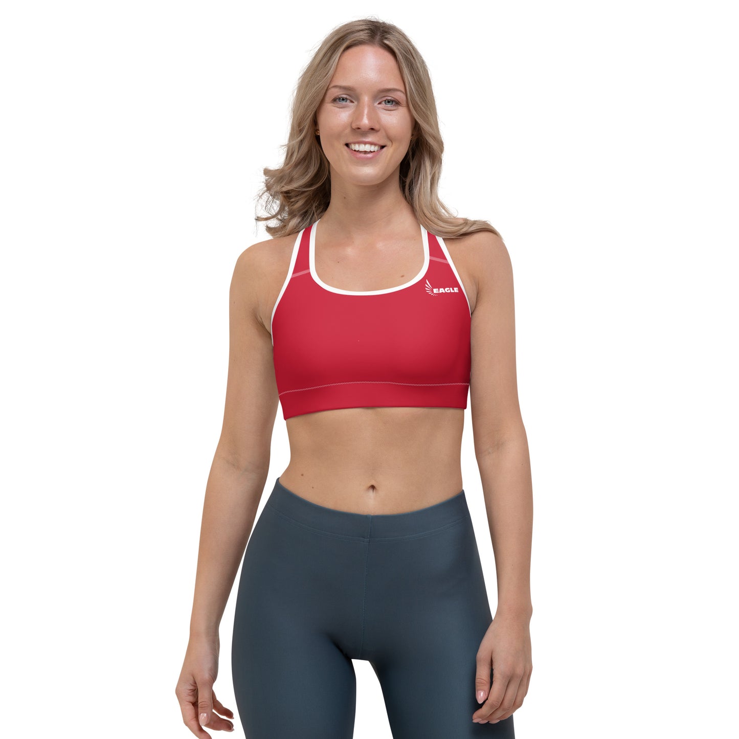 Red Sports Bra