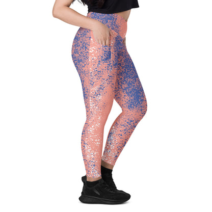 Paint Splatter Leggings with pockets