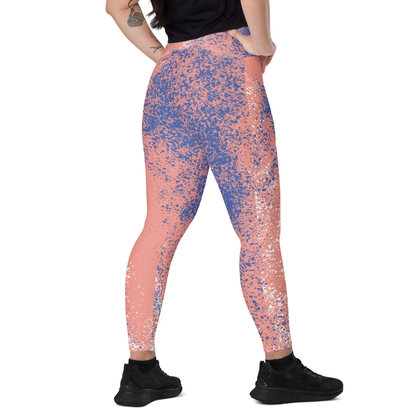 Paint Splatter Leggings with pockets